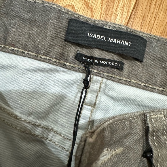Isabel Marant Studded Pocket Grey Jeans (NWT) - Picture 5 of 6